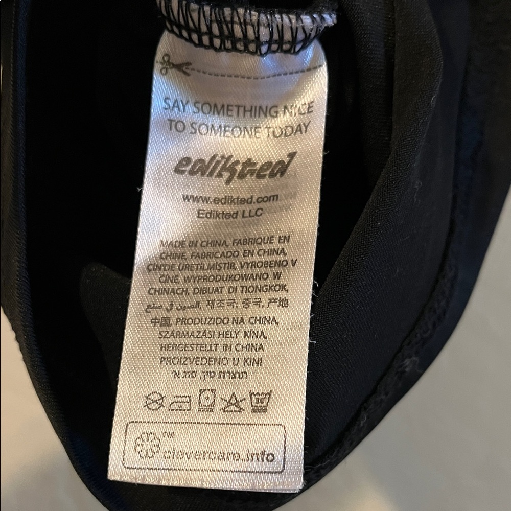 Edikted Rushed Black Tank Top - Picture 3 of 8